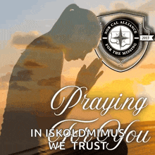 a poster for nor cal alliance for the missing praying