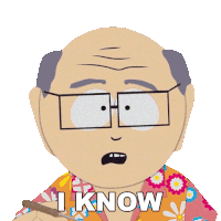 I Know Herbert Garrison Sticker - I Know Herbert Garrison South Park Spring Break Stickers