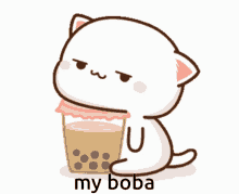 Boba Its Mine Now GIF - Boba Its Mine Now Chill GIFs