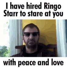 Ringo Ringo Starr GIF - Ringo Ringo Starr Stare GIFs