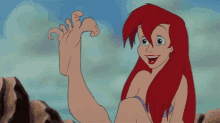 Ariel Little Mermaid GIF - Ariel Little Mermaid Feet GIFs