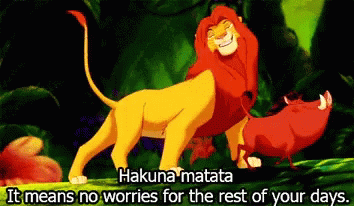 Hakuna Matata No Worries GIF - Hakuna Matata No Worries Simba GIFs