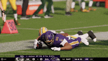 a football game is being played between bal and bal