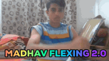 Gym Flex GIF - Gym Flex Madhav GIFs