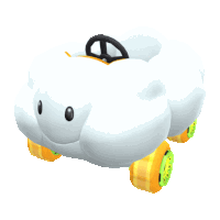 Cloud 9 Kart Sticker
