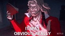 It Was Obvious Really Saint Germain GIF - It Was Obvious Really Saint Germain Castlevania GIFs