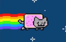 Nyan Cat GIF - Nyan Cat Fly GIFs