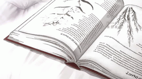Anime Boy Reading Book GIF | GIFDB.com