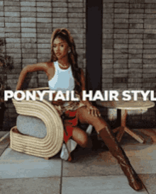 Ponytail Ponytail Hair Style GIF - Ponytail Ponytail Hair Style High Ponytail GIFs