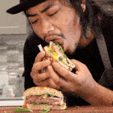 Eating Joshua Walbolt GIF - Eating Joshua Walbolt Lovefoodmore With Joshua Walbolt GIFs
