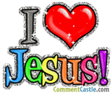 love i love jesus sparkle heart glitter