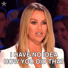I Have No Idea How You Did That Amanda Holden GIF - I Have No Idea How You Did That Amanda Holden Britain'S Got Talent GIFs