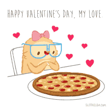 Pizza Valentines GIF