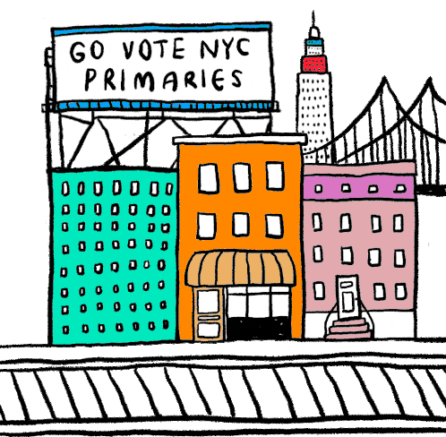 Vote Nyc Sticker - Vote Nyc New York Stickers
