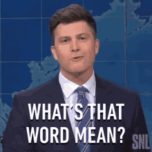 Whats That Word Mean Saturday Night Live GIF - Whats That Word Mean Saturday Night Live Weekend Update GIFs
