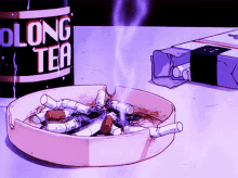 Purple Cigarette GIF - Purple Cigarette Anime GIFs
