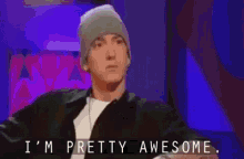 Eminem GIF - Eminem Im Pretty Awesome Cocky GIFs