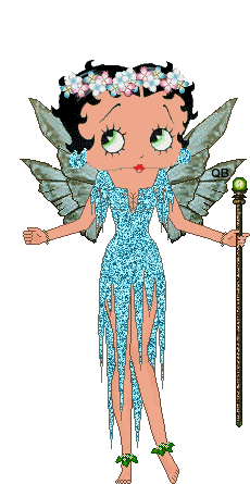 Betty Boop Fairy Costume Sticker - Betty Boop Fairy Costume Pretty Stickers