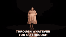 Through Whatever You Go Through Chrissy Metz GIF - Through Whatever You Go Through Chrissy Metz Im Standing With You Song GIFs