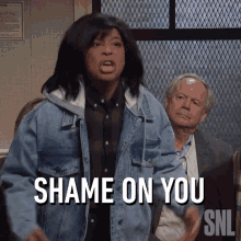 Shame On You Punkie Johnson GIF - Shame On You Punkie Johnson Saturday Night Live GIFs