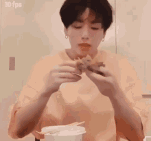 Jungkook Eating Jungkook Reaction GIF - Jungkook Eating Jungkook Reaction Jinm1nkook GIFs