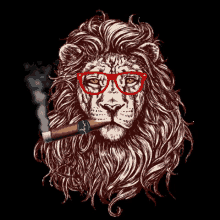 Lion Smoking GIF - Lion Smoking Tobacco GIFs