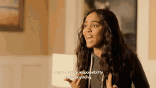 a woman says i do n't have a responsibility to do anything