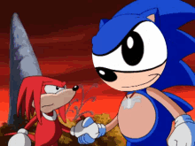 Sonic Sonic Underground GIF - Sonic Sonic Underground Knuckles GIFs