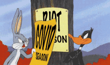 Riot Season Covid Season GIF - Riot Season Covid Season Daffy Duck GIFs