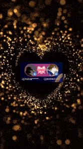 a picture of a heart with the name nazli semsi