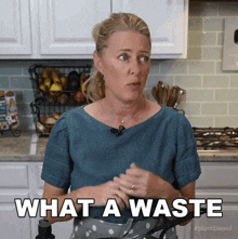 What A Waste Jill Dalton GIF - What A Waste Jill Dalton The Whole Food Plant Based Cooking Show GIFs