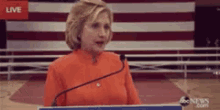 Shrug Hillary GIF - Shrug Hillary Clinton GIFs