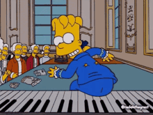 Radishthegreat Mozart GIF - Radishthegreat Mozart Bart Simpsons GIFs