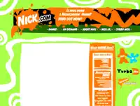 a screenshot of a nickelodeon website that says " is your home a nickelodeon home "