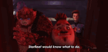 Starfleet Would Know What To Do Rok Tahk GIF - Starfleet Would Know What To Do Rok Tahk Jankom Pog GIFs