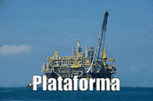 plataforma text oil mining deep sea