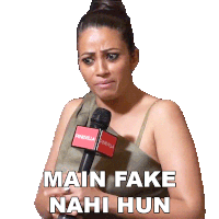 Main Fake Nahi Hun Aaliya Siddiqui Sticker - Main Fake Nahi Hun Aaliya Siddiqui Pinkvilla Stickers
