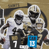 Carolina Panthers (13) Vs. New Orleans Saints (7) Fourth Quarter GIF - Nfl National Football League Football League GIFs