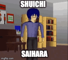Shuichi Shuichi Saihara GIF - Shuichi Shuichi Saihara Danganronpa Mmd GIFs