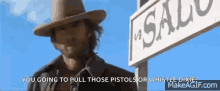 Josey Clint Eastwood GIF - Josey Clint Eastwood Stare GIFs