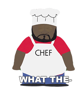 What The Chef Sticker - What The Chef South Park Stickers