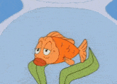 Adventures Of Sonic The Hedgehog Goldfish GIF - Adventures Of Sonic The Hedgehog Goldfish Writing My Will GIFs