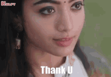 Thank U Rashmika Mandanna GIF - Thank U Rashmika Mandanna Bheeshma Movie GIFs