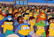 A Ver Bultos Los Simpson GIF - A Ver Bultos Los Simpson Partido Aburrido GIFs