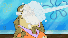 Coughing Bubble Bass GIF - Coughing Bubble Bass Spongebob Squarepants GIFs