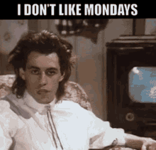 Boomtown Rats I Dont Like Mondays GIF - Boomtown Rats I Dont Like Mondays Monday Blues GIFs