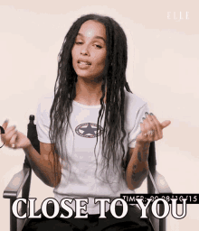 Close To You Zoe Kravitz GIF - Close To You Zoe Kravitz Right By Your Side GIFs