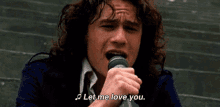 Let Me Love You Singing GIF