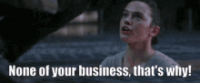 Star Wars Rey GIF - Star Wars Rey None Of Your Business GIFs