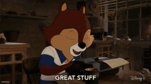 Great Stuff Chip GIF - Great Stuff Chip Chip N Dale Rescue Rangers GIFs
